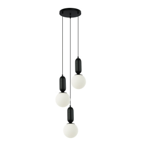 Lampa wisząca Aldeva PND-02340-3S-BK oprawa w kolorze czarnym ITALUX