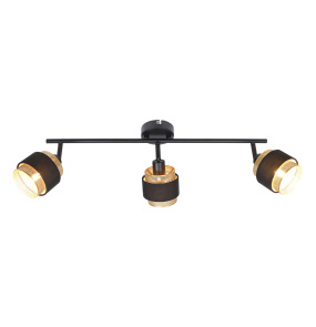 Lampa sufitowa Renez SPL-95820-3 oprawa w kolorze czerni i złota ITALUX