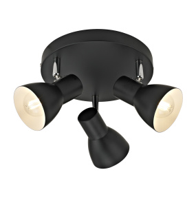 Lampa sufitowa Riado SPL-3422-3-BL oprawa w kolorze czarnym ITALUX