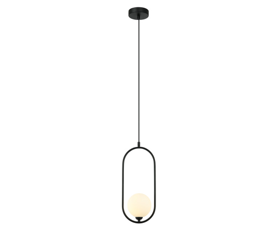 Lampa wisząca Lupus PND-3965-1-BK oprawa w kolorze czarnym ITALUX