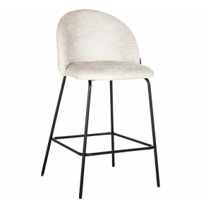RICHMOND krzesło barowe ALYSSA 65 - białe