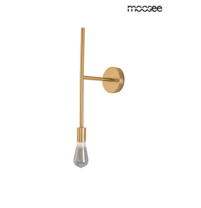 MOOSEE lampa ścienna RIVA złota