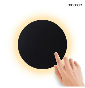 MOOSEE lampa ścienna SHADOW SUN 25 czarna