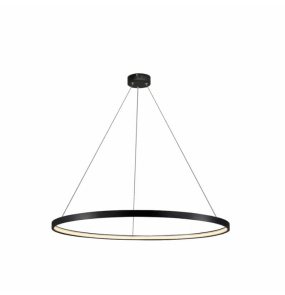 Lampa wisząca Ring LP-909/1P 4M BK oprawa w kolorze czarnym LIGHT PRESTIGE