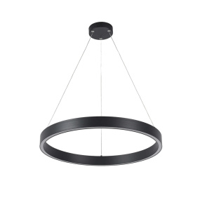 Lampa wisząca Midway Triangle LP-033/1P S  BK Triangle oprawa w kolorze czarnym LIGHT PRESTIGE