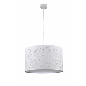 Dziecięca lampa wisząca FLOWERS LP-686/1P oprawa w kolorze białym LIGHT PRESTIGE