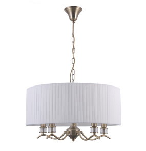 Lampa wisząca Ferlena PND-28343-5A oprawa w kolorze antycznego brązu ITALUX