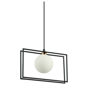 Lampa wisząca Grosetta PND-53423-1-BK oprawa w kolorze czarnym ITALUX