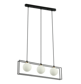 Lampa wisząca Grosetta PND-53423-3-BK oprawa w kolorze czarnym ITALUX