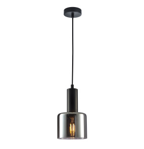 Lampa wisząca Santia PND-65342-1-BK+SG oprawa w kolorze czarnym ITALUX