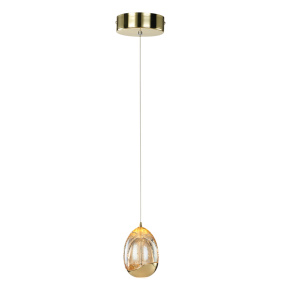 Lampa wisząca Huelto PND-22112132-1A-CHPN oprawa w kolorze szampańskiego złota ITALUX