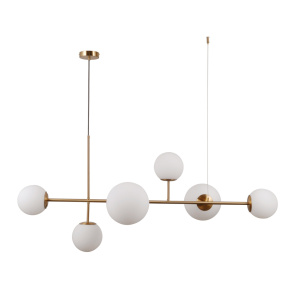 Lampa wisząca Vailante PND-31221-6-HBR oprawa w kolorze mosiądzu ITALUX