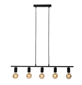 Lampa wisząca Odivela PND-0083-6-BL oprawa w kolorze czarnym ITALUX