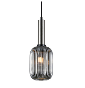 Lampa wisząca Antiola PND-5588-1L-SC+SG oprawa w kolorze srebrnym ITALUX