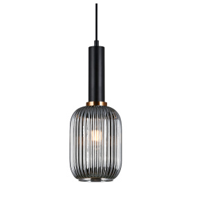 Lampa wisząca Antiola PND-5588-1M-BK+SG oprawa w kolorze czarnym ITALUX