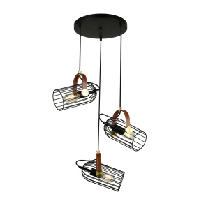 Lampa wisząca Antoin PND-2445-3-BK oprawa w kolorze czarnym ITALUX