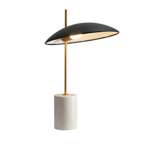 Lampa stołowa Vilai TB-203342-1-BL oprawa w kolorze czerni i złota ITALUX