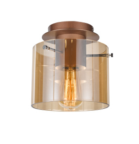 Lampa sufitowa Javier MX17076-1A oprwa w kolorze antycznego brązu ITALUX