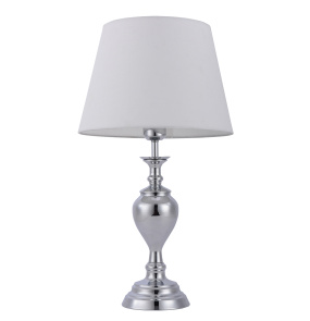 Lampa stołowa Etien TB-7730-1 chromowana oprawa z białym abażurem ITALUX