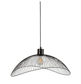 Lampa wisząca Nunez PND-1702-1-L-B oprawa w kolorze czarnym ITALUX