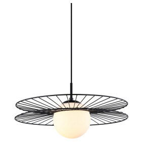 Lampa wisząca Sandy MDM-4002/1 BK oprawa w kolorze czarnym ITALUX