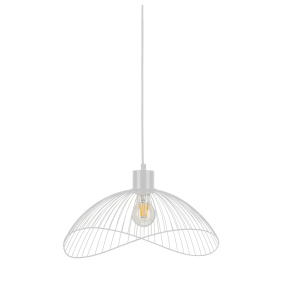 Lampa wisząca Nunez PND-1702-1-M-W oprawa w kolorze białym ITALUX