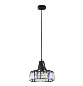 Lampa wisząc Manzo MDM-2722/1S A BK oprawa w kolorze czarnym ITALUX