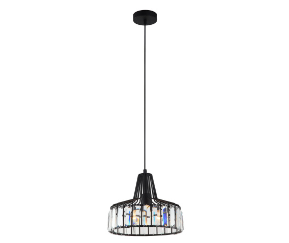 Lampa wisząc Manzo MDM-2722/1S A BK oprawa w kolorze czarnym ITALUX
