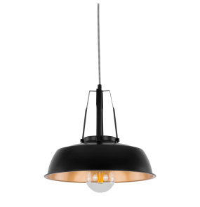 Lampa wisząca Paloma MDM-3619/1M BK+GD oprawa w kolorze czerni i złota ITALUX