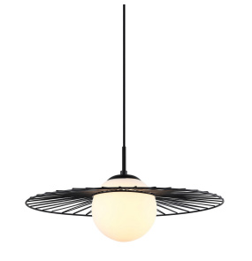 Lampa wisząca Sally MDM-4003/1 BK oprawa w klorze czarnym ITALUX