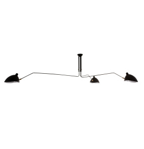 Lampa sufitowa Davis MDE610-3 oprawa w kolorze czarnym ITALUX