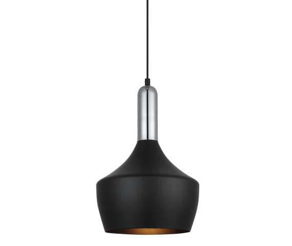 Lampa wisząca Ophelia MDM-3028/1 BK+CR oprawa w kolorze czarnym ITALUX