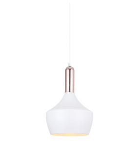 Lampa wisząca Ophelia MDM-3028/1 W+COP oprawa w kolorze bieli i miedzi ITALUX