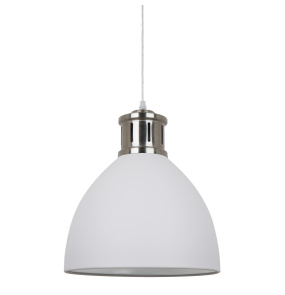 Lampa wisząca Lola MD-HN8100-WH+S.NICK oprawa w kolorze bieli i srebra ITALUX