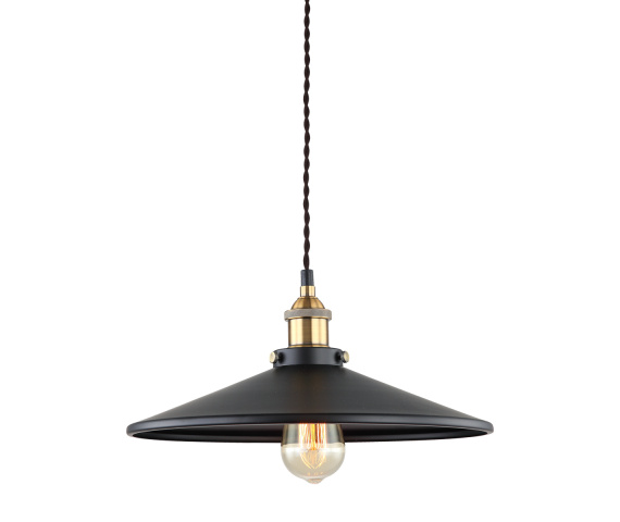 Lampa wisząca Verda MDM-3458/1L BK+GD oprawa w kolorze czerni i złota ITALUX