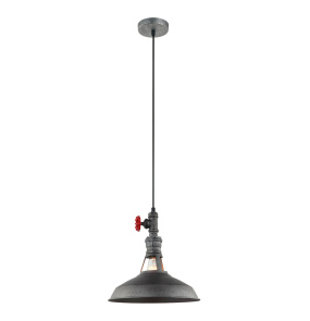 Lampa wisząca Garibaldo MDM-2781/1 GR+BK oprawa w kolorze szarym ITALUX