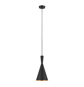 Lampa wisząca Pedro MDM-2361/1 oprawa w kolorze czerni i mosiądzu ITALUX