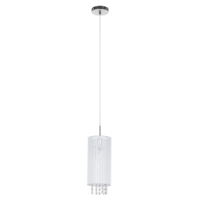 Lampa wisząca Lana WH MDM1787/1 W oprawa w kolorze białym ITALUX