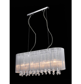 Lampa wisząca Isla MDM1870-4 WH oprawa w kolorze białym ITALUX