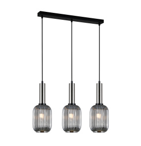 Lampa wisząca Antiola PND-5588-3M-SC+SG oprawa w kolorze srebrnym ITALUX