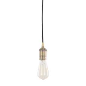 Lampa wisząca Atrium DS-M-036 ANTIQUE BRASS oprawa w kolorze antycznego brązu ITALUX