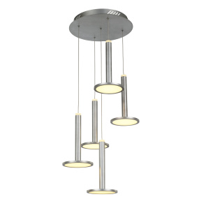 Lampa wisząca Oliver MD17033012-5A S.NICK oprawa w kolorze srebrnym ITALUX