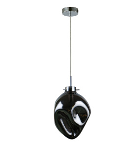 Lampa wisząca Aldeia PND-5813-S-1-CH+SMK chromowana oprawa z dymionym kloszem ITALUX