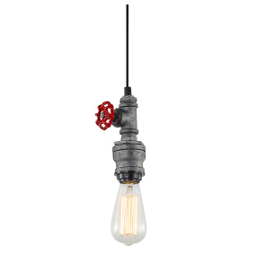 Lampa wisząca Fables MDM-2841/1 GR+BK oprawa w kolorze szarym ITALUX