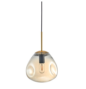 Lampa wisząca Fellet PND-8455-1-CN oprawa w kolorze złotym ITALUX