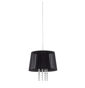 Lampa wisząca Luisa MDM1935/1 BK oprawa w kolorze czarnym ITALUX