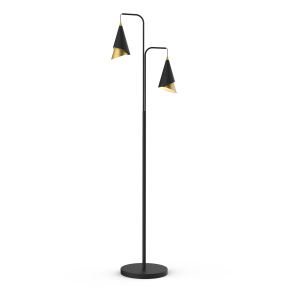 Lampa podłogowa Raalto FL-433128-2 oprawa w kolorze czerni i złota ITALUX