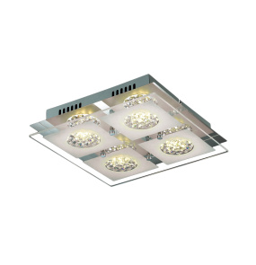 Lampa sufitowa Declan C29541F-4R chromowana oprawa ITALUX