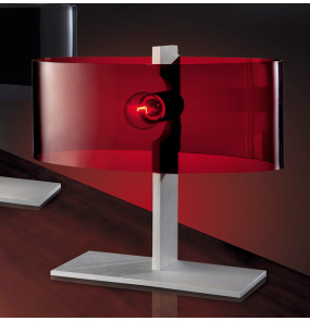 Lampa stołowa Elipsa MA2209-RED oprawa w kolorze czerwonym ITALUX