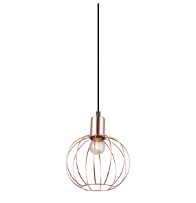 Lampa wisząca Gervais MDM-3344/1 BK+COP oprawa w kolorze czerni i miedzi ITALUX